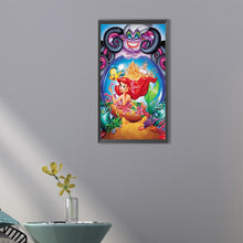 Load image into Gallery viewer, Diamond Painting - Full Round - mermaid princess (30*60CM)