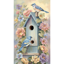 Load image into Gallery viewer, Diamond Painting - Full Round - bird house (40*70CM)