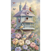Load image into Gallery viewer, Diamond Painting - Full Round - bird house (40*70CM)