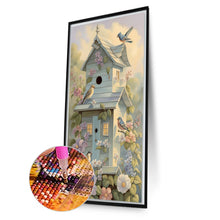 Load image into Gallery viewer, Diamond Painting - Full Round - bird house (40*70CM)