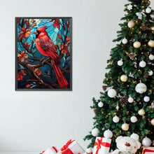 Load image into Gallery viewer, Diamond Painting - Full Round - glass art cardinal (30*40CM)