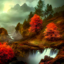 Load image into Gallery viewer, Diamond Painting - Full Round - Yamano Falls (30*30CM)