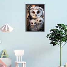 Load image into Gallery viewer, Diamond Painting - Full Round - Mother owl and baby owl (30*45CM)