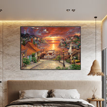 Load image into Gallery viewer, AB Diamond Painting - Full Round - seaside town (70*50CM)
