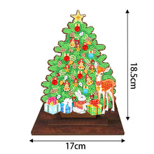 Load image into Gallery viewer, Wooden Desktop Diamond Art Kits Xmas Tree Diamond Painting Desktop Ornaments Kit