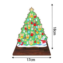Load image into Gallery viewer, Wooden Desktop Diamond Art Kits Xmas Tree Diamond Painting Desktop Ornaments Kit