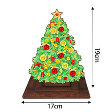 Load image into Gallery viewer, Wooden Desktop Diamond Art Kits Xmas Tree Diamond Painting Desktop Ornaments Kit