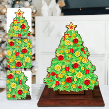 Load image into Gallery viewer, Wooden Desktop Diamond Art Kits Xmas Tree Diamond Painting Desktop Ornaments Kit