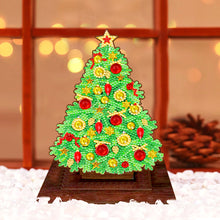 Load image into Gallery viewer, Wooden Desktop Diamond Art Kits Xmas Tree Diamond Painting Desktop Ornaments Kit