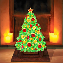 Load image into Gallery viewer, Wooden Desktop Diamond Art Kits Xmas Tree Diamond Painting Desktop Ornaments Kit