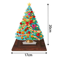 Load image into Gallery viewer, Wooden Desktop Diamond Art Kits Xmas Tree Diamond Painting Desktop Ornaments Kit
