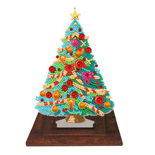 Load image into Gallery viewer, Wooden Desktop Diamond Art Kits Xmas Tree Diamond Painting Desktop Ornaments Kit