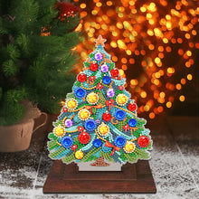 Load image into Gallery viewer, Wooden Desktop Diamond Art Kits Xmas Tree Diamond Painting Desktop Ornaments Kit