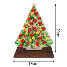 Load image into Gallery viewer, Wooden Desktop Diamond Art Kits Xmas Tree Diamond Painting Desktop Ornaments Kit