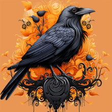 Load image into Gallery viewer, Diamond Painting - Full Round - black crow (30*30CM)