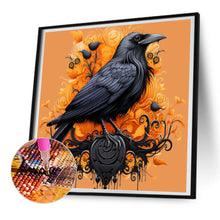 Load image into Gallery viewer, Diamond Painting - Full Round - black crow (30*30CM)