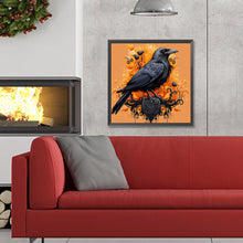 Load image into Gallery viewer, Diamond Painting - Full Round - black crow (30*30CM)