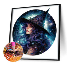 Load image into Gallery viewer, Diamond Painting - Full Round - Star and Moon¡¤Witch (30*30CM)