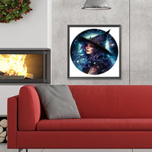 Load image into Gallery viewer, Diamond Painting - Full Round - Star and Moon¡¤Witch (30*30CM)