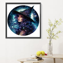 Load image into Gallery viewer, Diamond Painting - Full Round - Star and Moon¡¤Witch (30*30CM)
