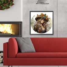 Load image into Gallery viewer, Diamond Painting - Full Round - Leaves¡¤Witch (30*30CM)