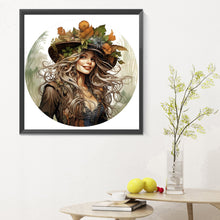 Load image into Gallery viewer, Diamond Painting - Full Round - Leaves¡¤Witch (30*30CM)