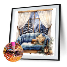 Load image into Gallery viewer, Diamond Painting - Full Round - winter window (30*30CM)