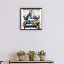 Load image into Gallery viewer, Diamond Painting - Full Round - winter window (30*30CM)