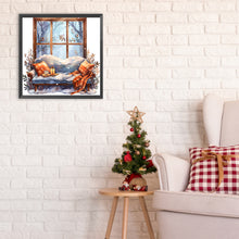 Load image into Gallery viewer, Diamond Painting - Full Round - winter window (30*30CM)
