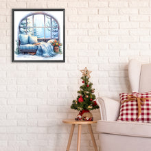 Load image into Gallery viewer, Diamond Painting - Full Round - winter window (30*30CM)