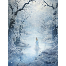 Load image into Gallery viewer, Diamond Painting - Full Round - winter snow angel (30*40CM)