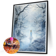 Load image into Gallery viewer, Diamond Painting - Full Round - winter snow angel (30*40CM)