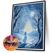 Load image into Gallery viewer, Diamond Painting - Full Round - winter snow angel (30*40CM)
