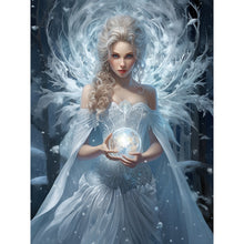 Load image into Gallery viewer, Diamond Painting - Full Round - winter snow angel (30*40CM)
