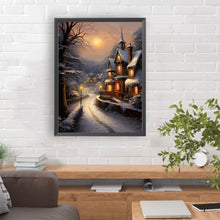 Load image into Gallery viewer, Diamond Painting - Full Round - winter village (30*40CM)