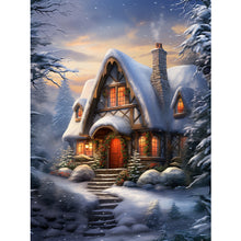 Load image into Gallery viewer, Diamond Painting - Full Round - winter village (30*40CM)