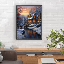 Load image into Gallery viewer, Diamond Painting - Full Round - winter village (30*40CM)