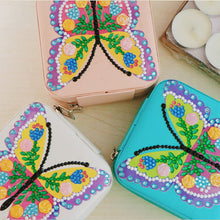 Load image into Gallery viewer, Butterfly PU Leather Special Shaped Diamond Painting Jewelry Organizer for Adult
