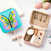 Load image into Gallery viewer, Butterfly PU Leather Special Shaped Diamond Painting Jewelry Organizer for Adult