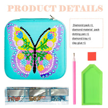 Load image into Gallery viewer, Butterfly PU Leather Special Shaped Diamond Painting Jewelry Organizer for Adult