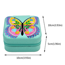 Load image into Gallery viewer, Butterfly PU Leather Special Shaped Diamond Painting Jewelry Organizer for Adult