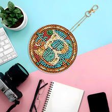Load image into Gallery viewer, A-Z 26 Letters Double Sided Special Shape Diamond Painting Keychain Pendant (B)