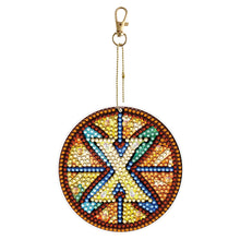 Load image into Gallery viewer, A-Z 26 Letters Double Sided Special Shape Diamond Painting Keychain Pendant (X)