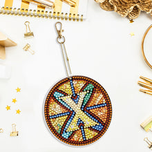 Load image into Gallery viewer, A-Z 26 Letters Double Sided Special Shape Diamond Painting Keychain Pendant (X)