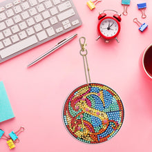 Load image into Gallery viewer, A-Z 26 Letters Double Sided Special Shape Diamond Painting Keychain Pendant (S)