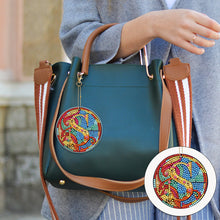 Load image into Gallery viewer, A-Z 26 Letters Double Sided Special Shape Diamond Painting Keychain Pendant (S)