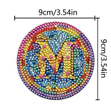 Load image into Gallery viewer, A-Z 26 Letters Double Sided Special Shape Diamond Painting Keychain Pendant (M)