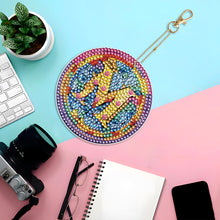 Load image into Gallery viewer, A-Z 26 Letters Double Sided Special Shape Diamond Painting Keychain Pendant (M)