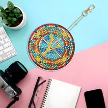 Load image into Gallery viewer, A-Z 26 Letters Double Sided Special Shape Diamond Painting Keychain Pendant (Y)