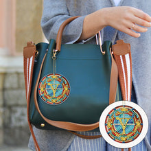 Load image into Gallery viewer, A-Z 26 Letters Double Sided Special Shape Diamond Painting Keychain Pendant (Y)